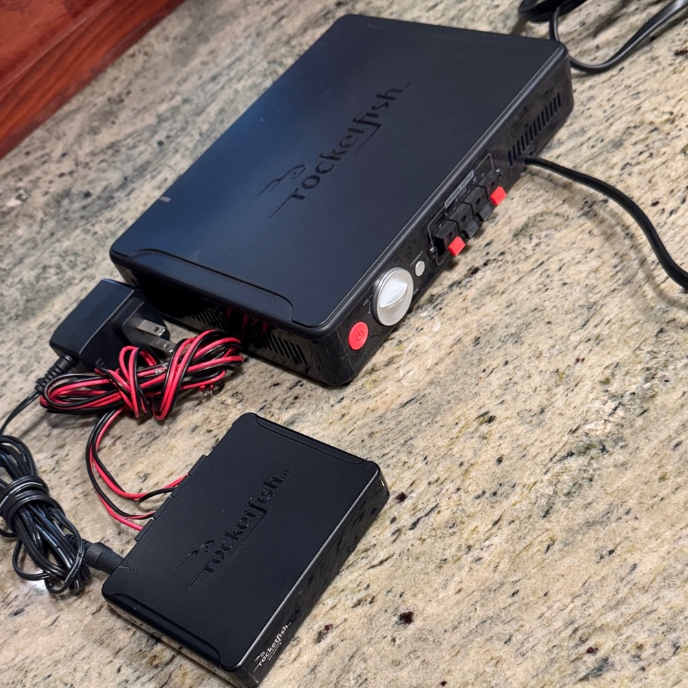 Black Car Audio Amplifier